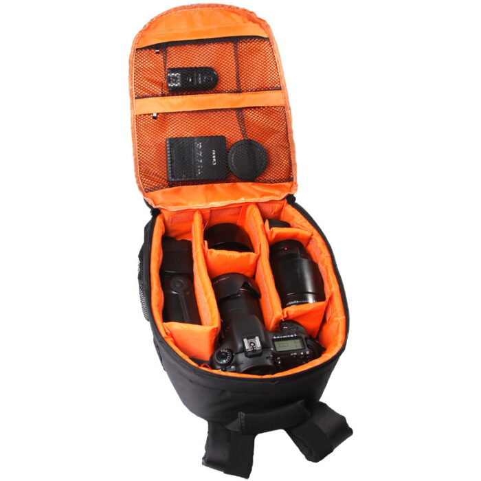 Double-Shoulder Waterproof Nylon Camera Bag