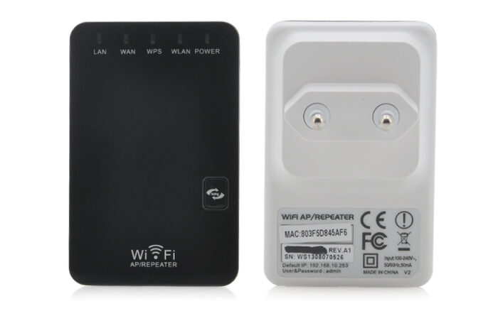 Wall Powered Mini Portable Wireless-N Router - 1