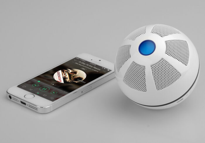 White Levitating Bluetooth 4.1 Speaker - 5