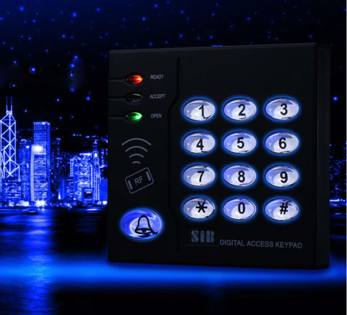 Standalone Keypad Access Control Dimension：120 X 115 X 20mm Description Night Backlit keys: Can operate keys in dark night User capacity: 6500 users Users modify password: Users can modify entering codes by themselves Fast