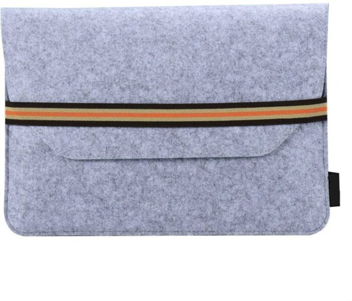 Light Grey 13.3 inch Protective Felt Laptop Sleeve