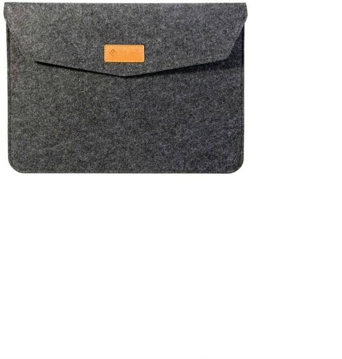 Slate Grey Premium 13.3-Inch Felt Laptop Sleeve