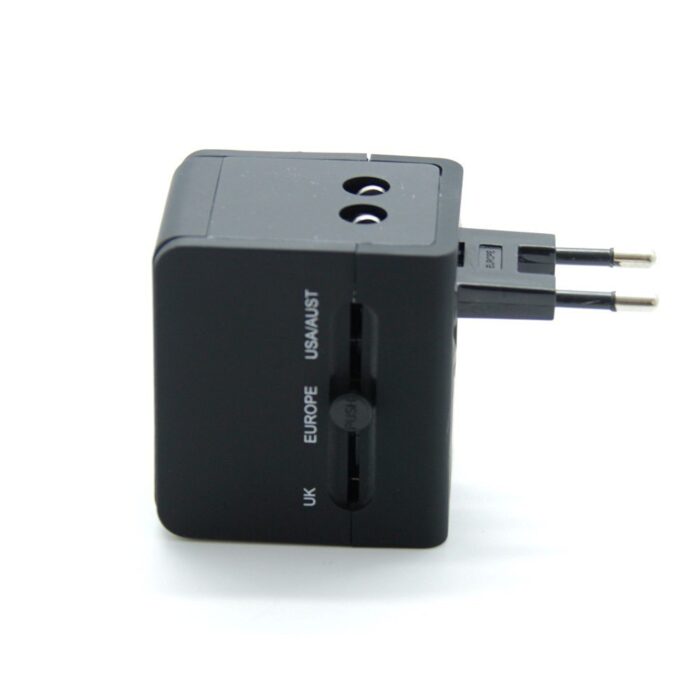 Universal 2 Usb Travel Adapter-2100 Ma Adaptor