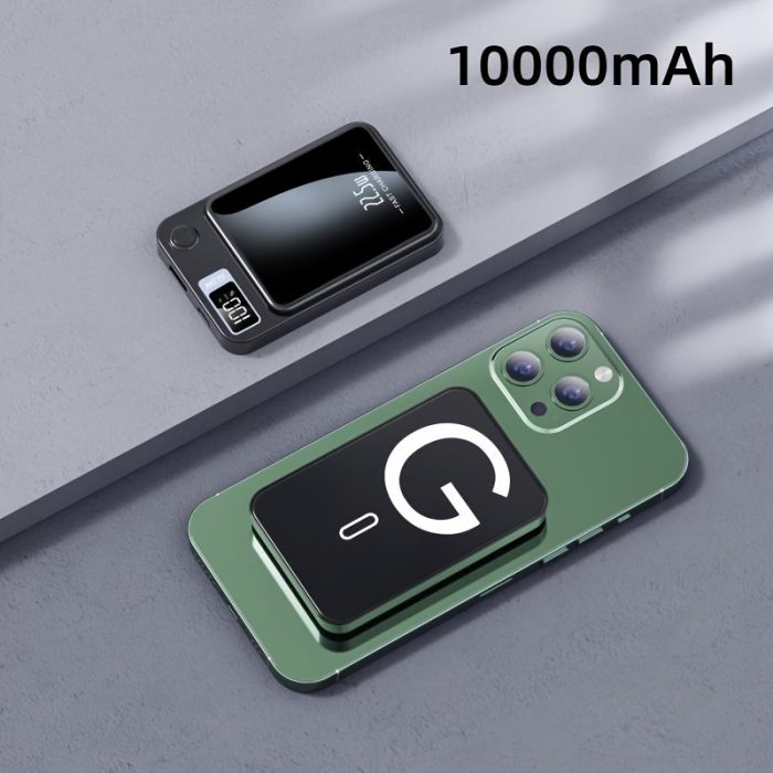 10000 Mah Magnetic Absorption Wireless Power Bank Zahuu