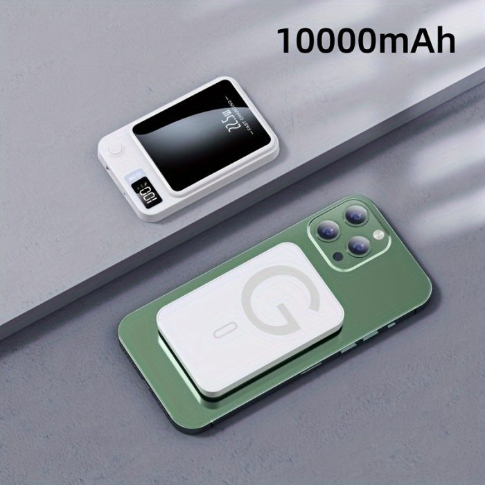 10000 Mah Magnetic Absorption Wireless Power Bank Zahuu