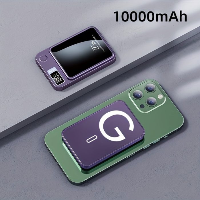 10000 Mah Magnetic Absorption Wireless Power Bank Zahuu