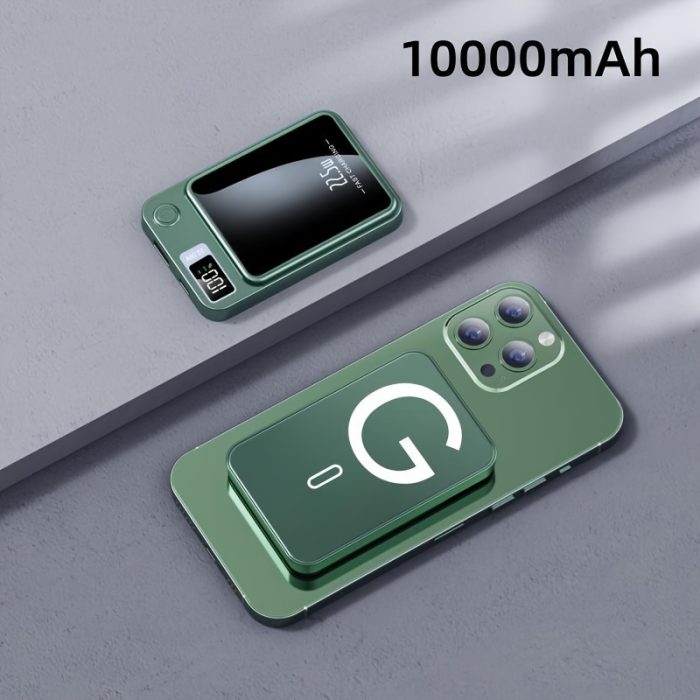 10000 Mah Magnetic Absorption Wireless Power Bank Zahuu