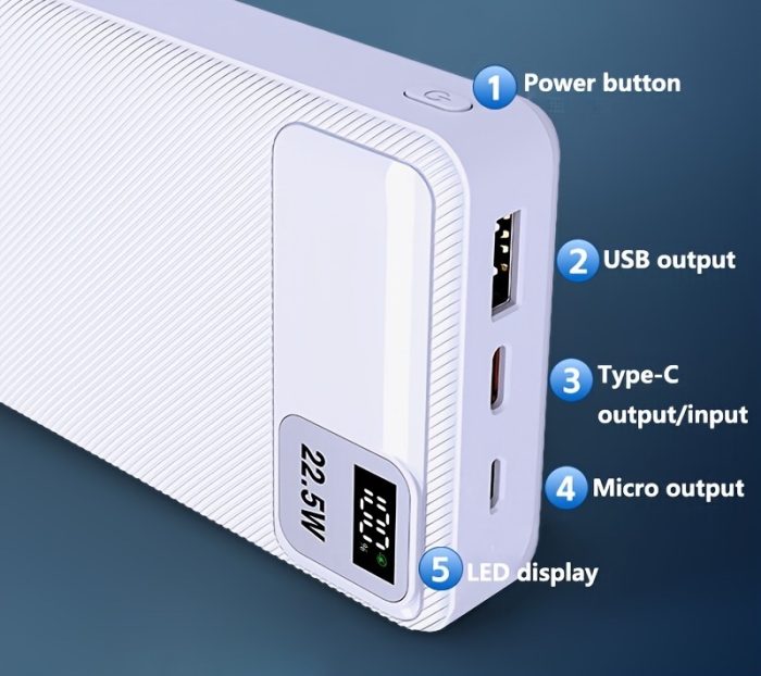 20000mAh Power Bank zahuu