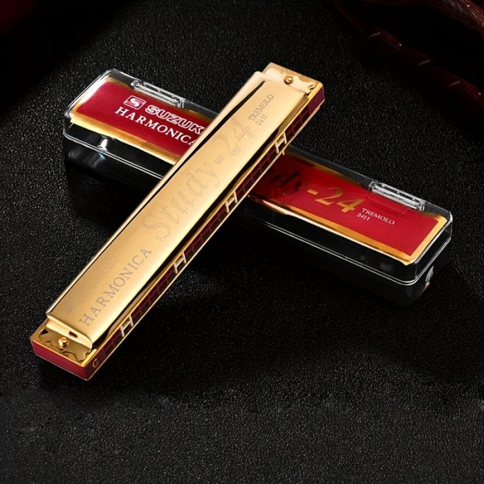 24-Hole C Tone JApanese Suzuki Harmonica Zahuu.com