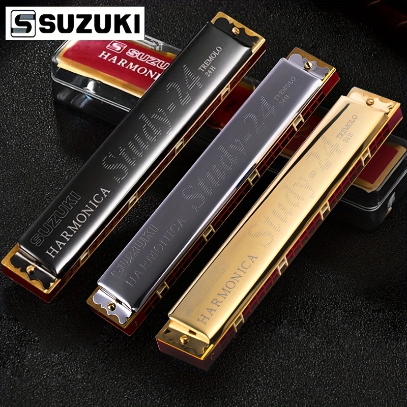 24-Hole C Tone JApanese Suzuki Harmonica Zahuu.com 2