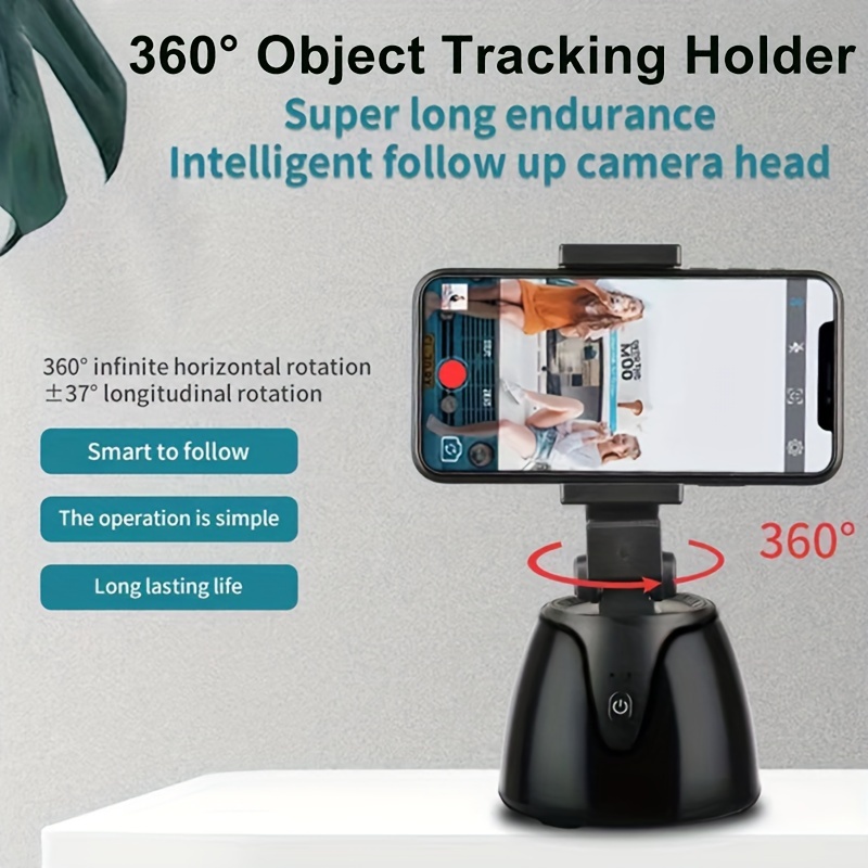 360 ° Rotation, Facial Tracking Intelligent Phone Holder Zahuu 11