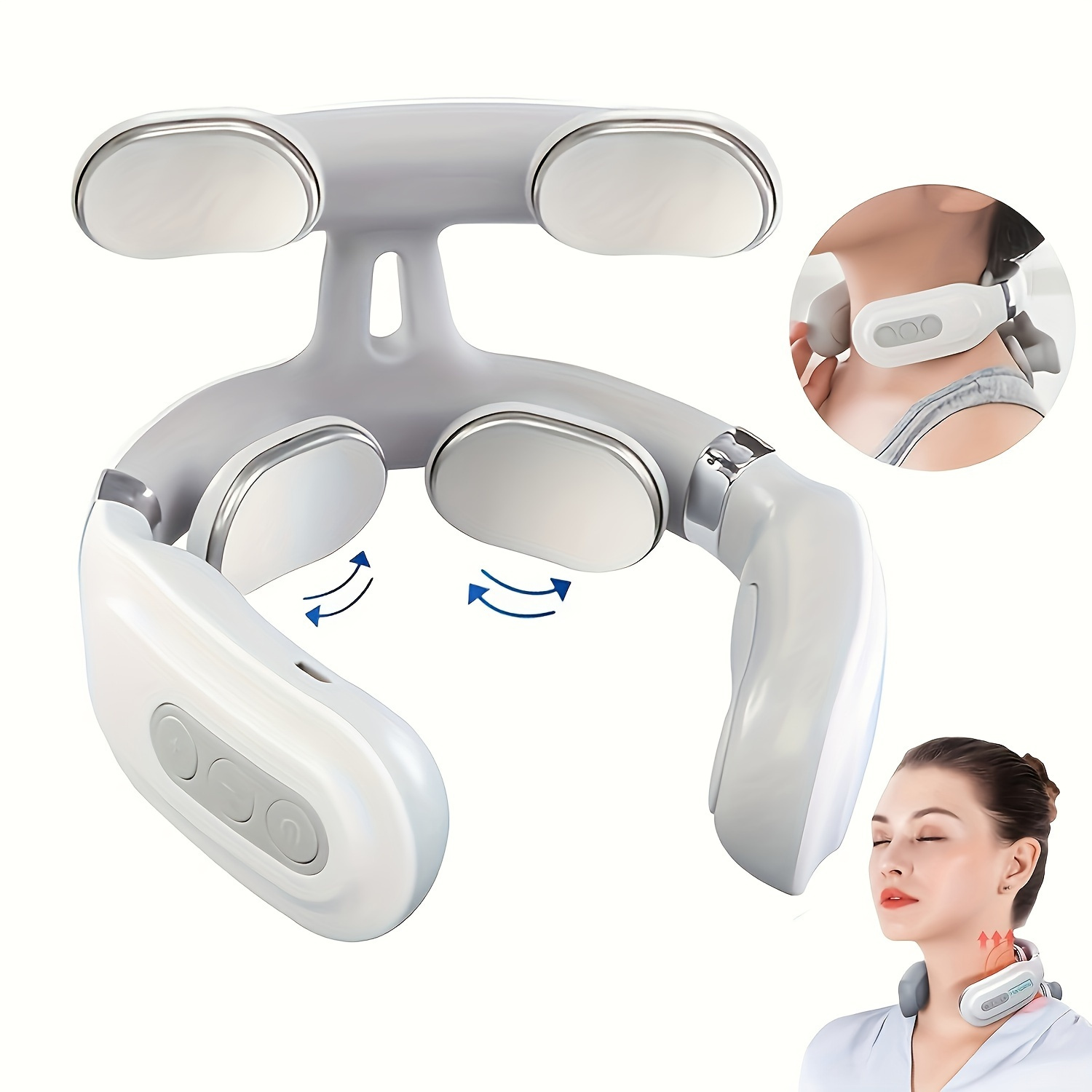 Deep Tissue Kneading Portable Smart Neck & Shoulder Massager 3