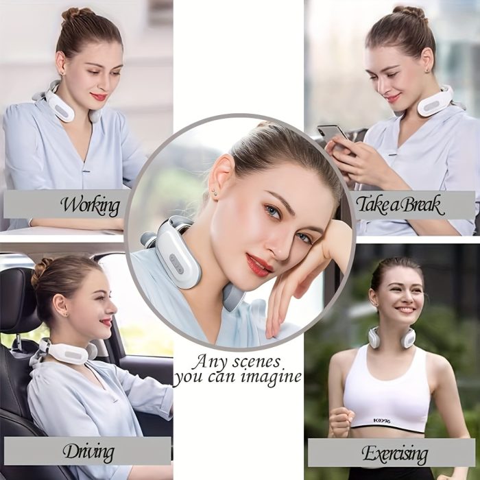 Deep Tissue Kneading Portable Smart Neck & Shoulder Massager zahuu.com