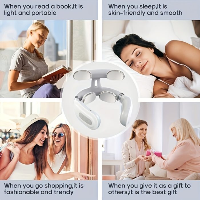 Deep Tissue Kneading Portable Smart Neck & Shoulder Massager zahuu.com