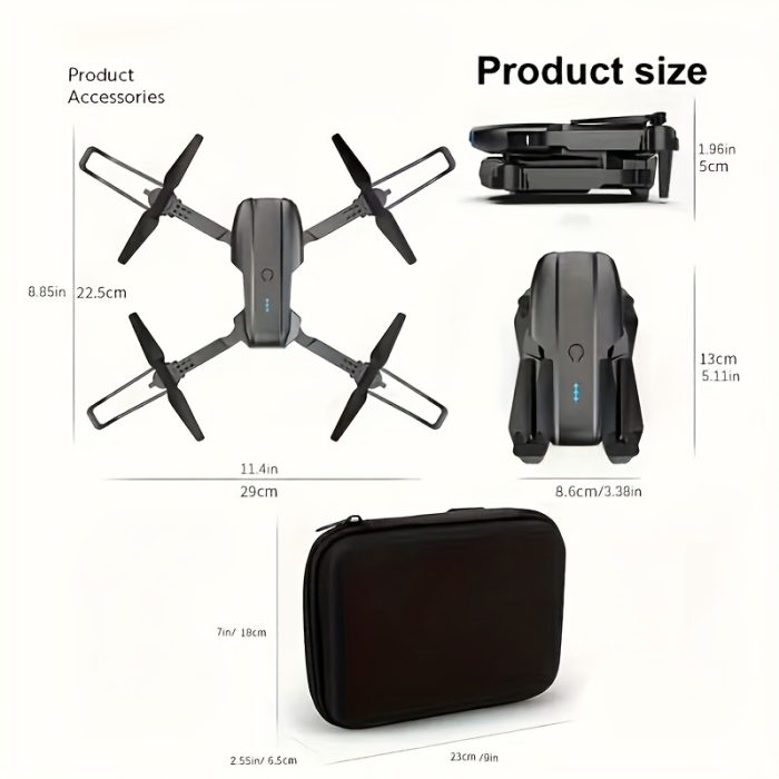 Foldable Remote Control Drone with Camera Zahuu.com