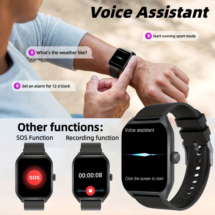 HD Touch Screen AI Voice Assistant Smart Watch Zahuu.com