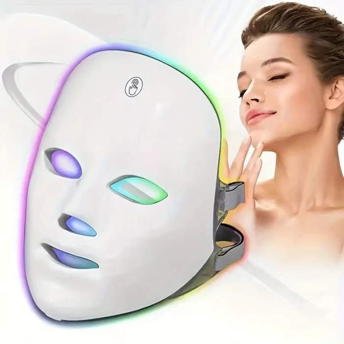 Portable 7 Color Light Facial Mask Touch Screen Skin Care Device zahuu.com