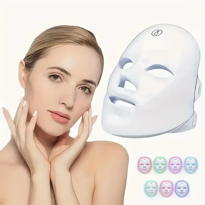 Portable 7 Color Light Facial Mask Touch Screen Skin Care Device