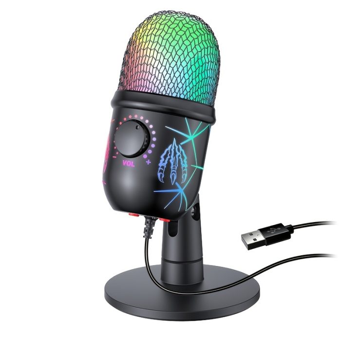 RGB Condenser Microphone with Noise Reduction Zahuu.com