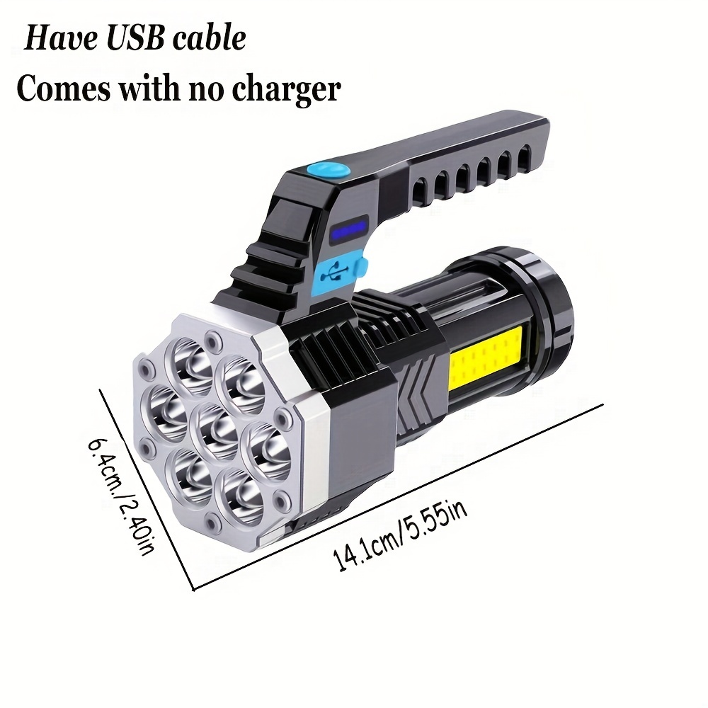 Rechargeable LED Flashlight Zahuu.com 1