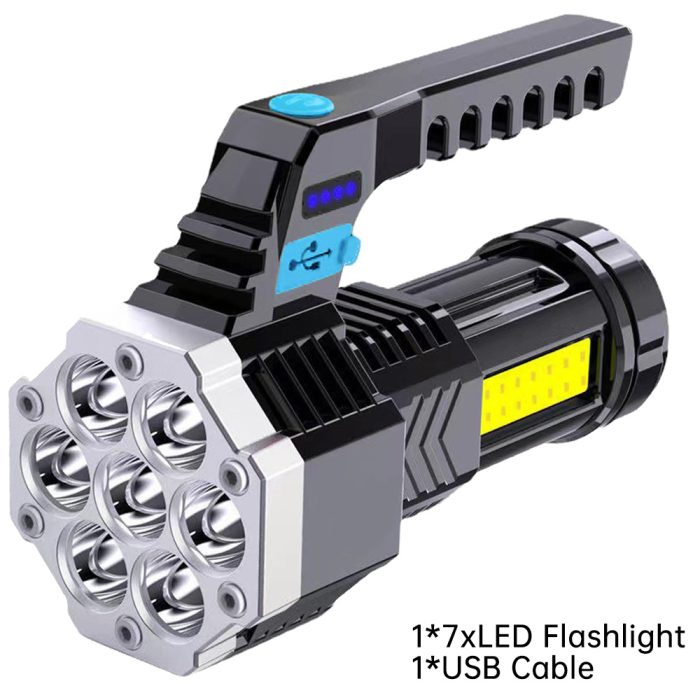 Rechargeable LED Flashlight Zahuu.com