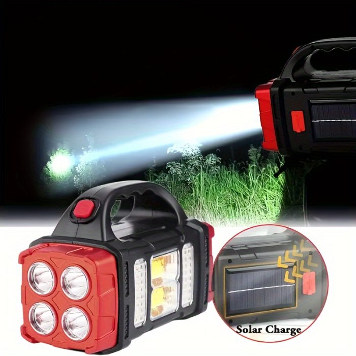 Solar Charging Double Side Torch Zahuu.com