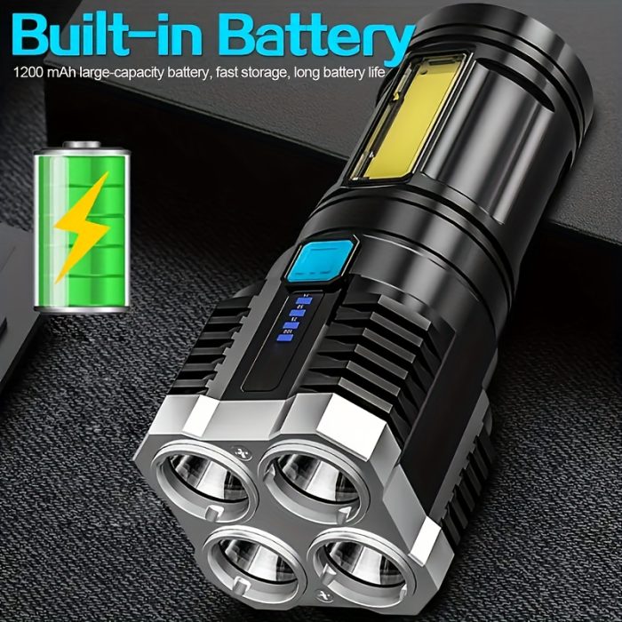 USB Rechargeable LED Torch Zahuu.com