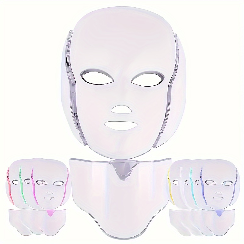 7 Color LED Light Therapy Facial Mask Zahuu.com 7