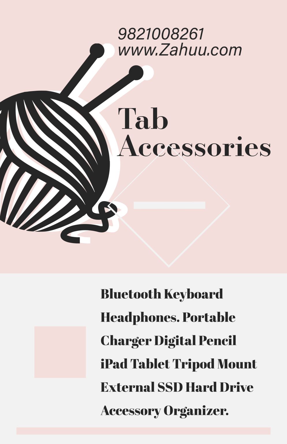 Zahuu Tab Accessories